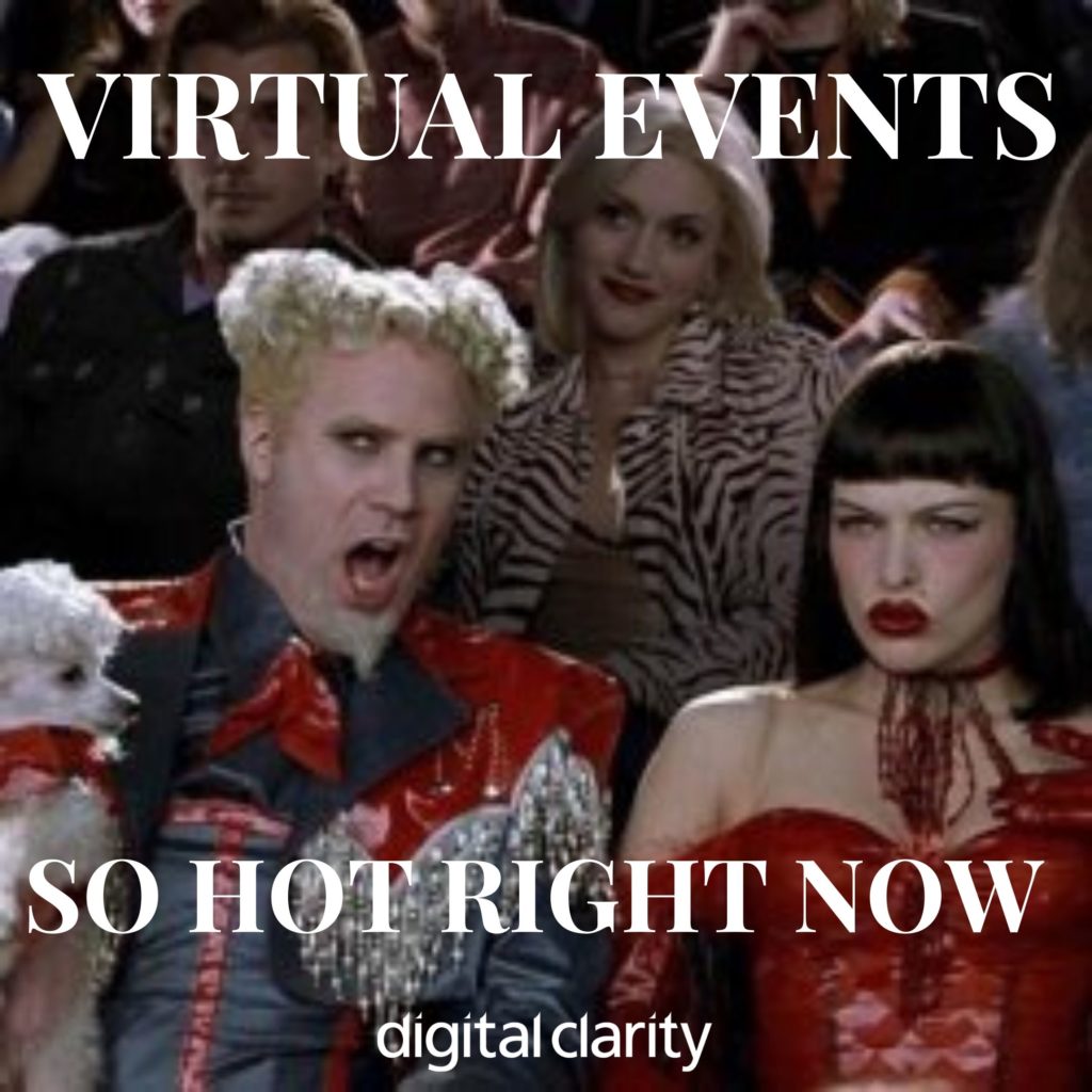 virtual events so hot right now
